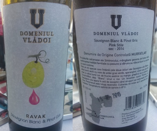 Domeniul Vladoi Sauvignon Blanc Pinot Gris 2014